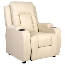 Adells Bonded Leather Manual Recliner
