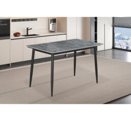 Darees Stone Top Metal Base Dining Table