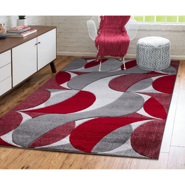 Kenzo Geometric Abstract Pattern Rugs