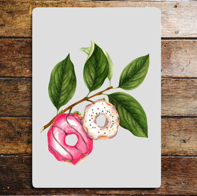 6067 Plants & Flowers Wall Decor on Metal