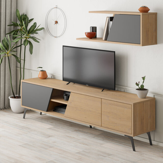 "Dokkum Floating TV Stand for TVs up to 70"""
