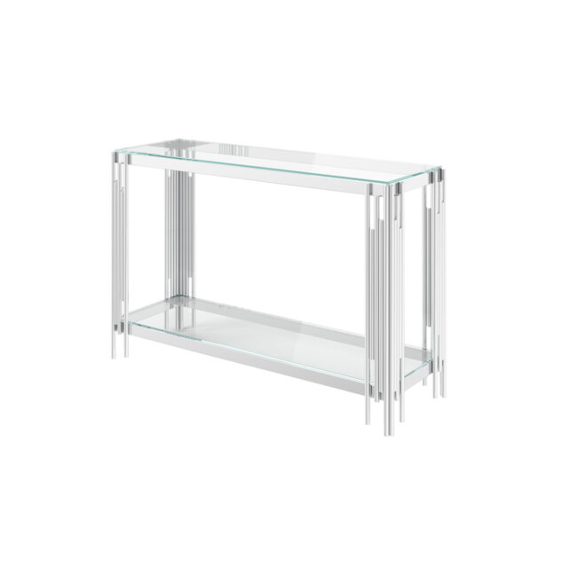 Codman 120cm Glass Top Console Table