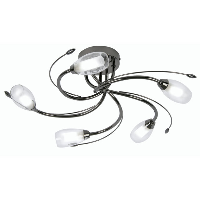 Newland Glass Semi Flush Mount
