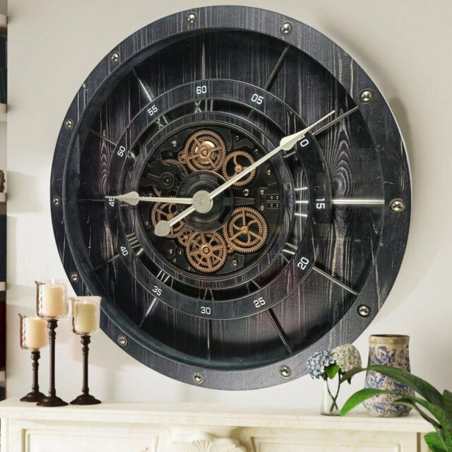 Solid Wood Wall Clock