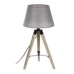 Harper Solid Wood Tripod Lamp