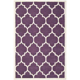 Imogen Hand Tufted Wool Purple Rug