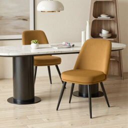 49Cm H Modern Velvet Upholstered Dining Chair for Kitchen/Dining Room