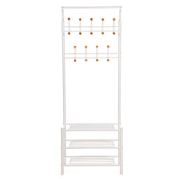 Steel Freestanding 18 - Hook Coat Rack