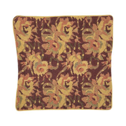 Amirya Floral Red Square Cushion