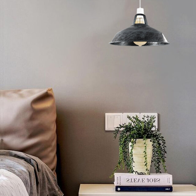16cm H Metal Bowl Lamp Shade