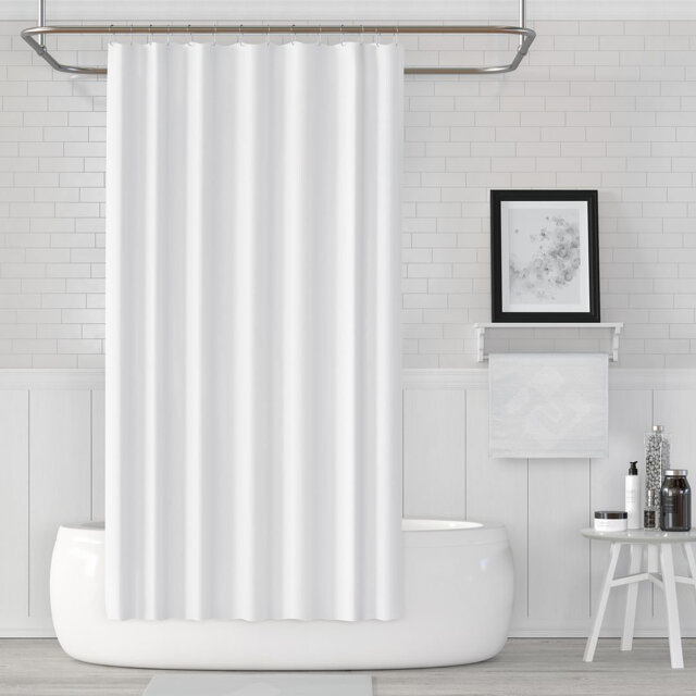Shower Curtain with Hooks Included