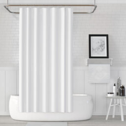 Shower Curtain with Hooks Included