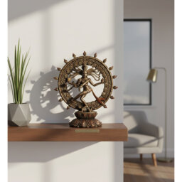 "9.25"" Hindu Shiva Nataraja Dancing Statue - Bronze Finish"