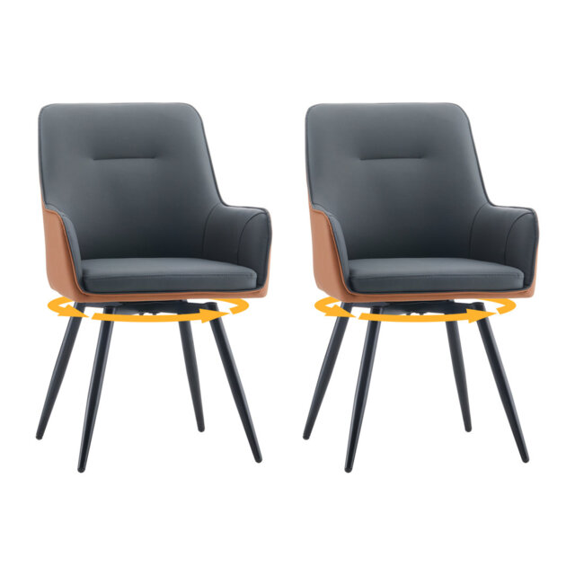 49cm H Upholstered Metal Armchair