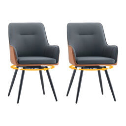 49cm H Upholstered Metal Armchair