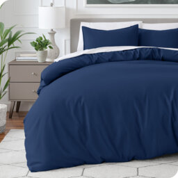 Microfiber No Pattern Duvet Cover Set