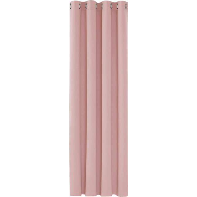 Deconovo Curtains Solidout Super Soft Thermal Insulated Eyeletout Curtains For Bedroom 1 Panel