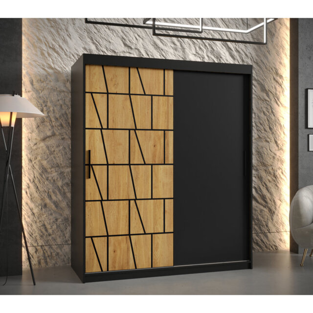 Aros 1 Door Manufactured Wood Wardrobe