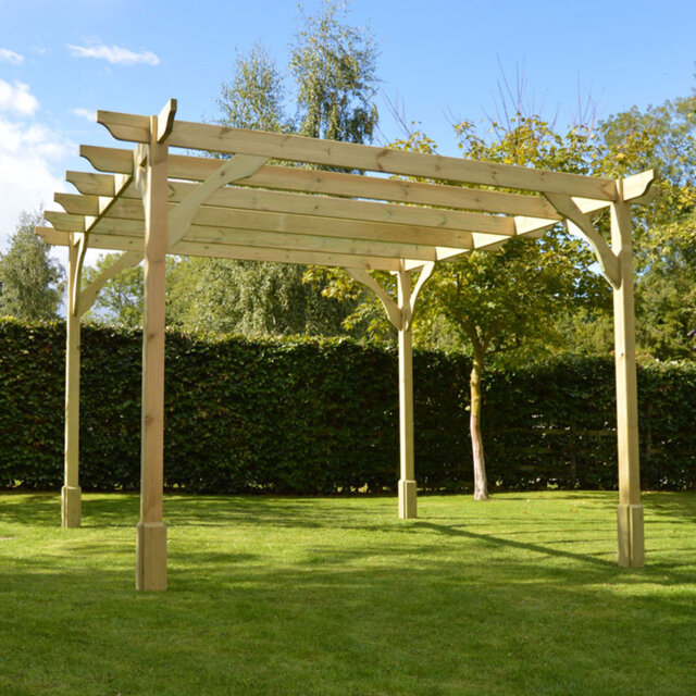 Baudel Solid Wood Pergola
