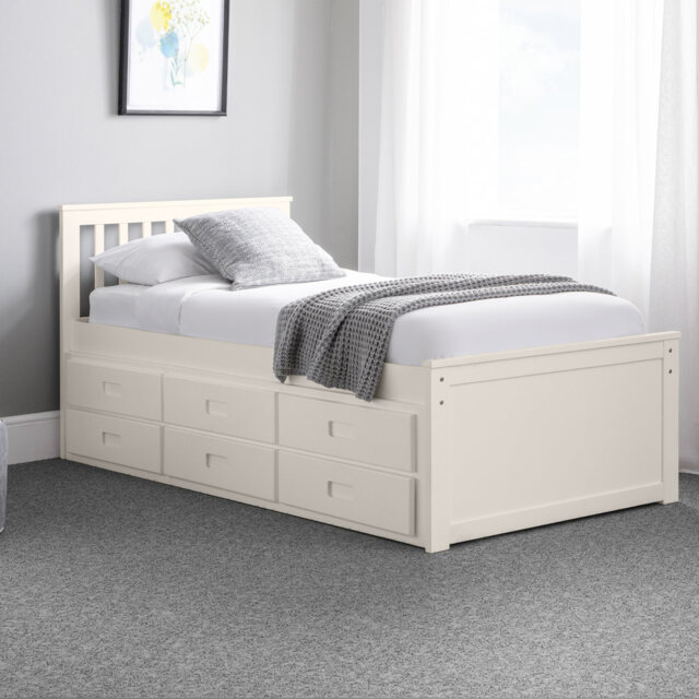 Candor UK Single - DE 90 X 190 Cm Storage Bed