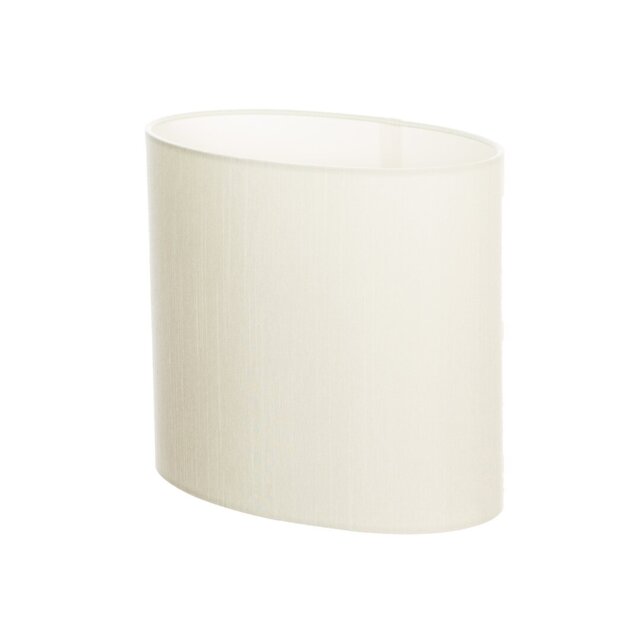 Satin Backed Dupion Oval Lamp Shade ( Screw On )