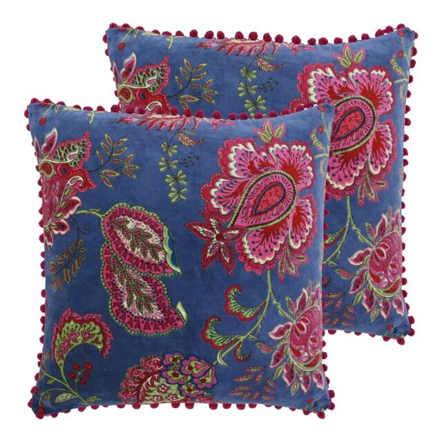 Paoletti Malisa Floral Square Cushion