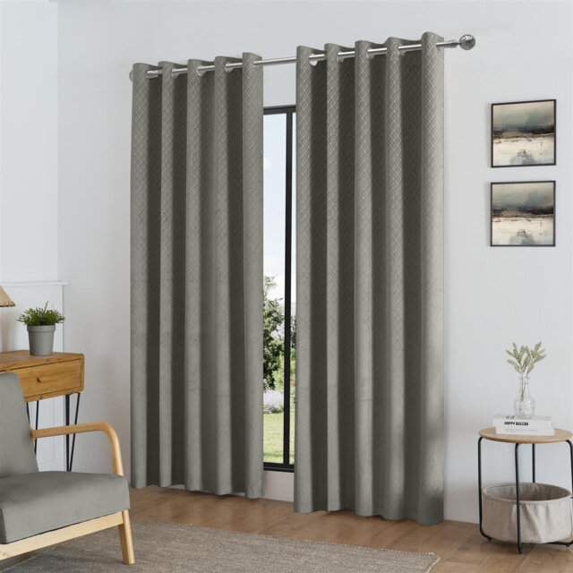 Adwita Temple Blackout Eyelet Curtain Panel Pair