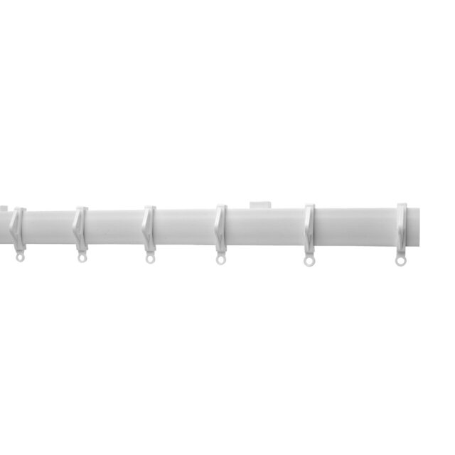 White Plastic / Acrylic Curtain Track