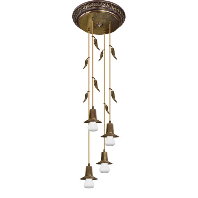 Esko 4 - Light Candle Style LED Chandelier