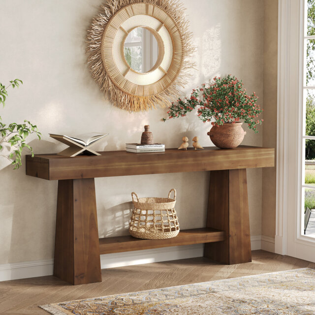 Solid Wood Console Table