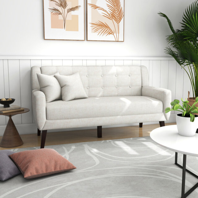 Jaqueze 159.9Cm Square Arms Sofa