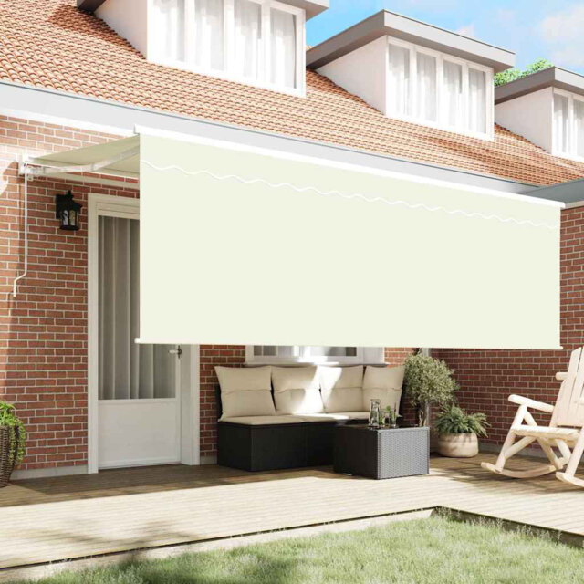 Brayden Studio Fabric Cover Retractable Door / Window Awning