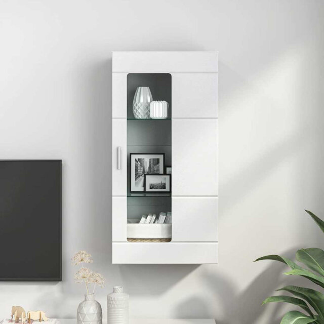 Wall-Mounted Cabinet With Shelf Sonoma Oak 55 X 29 X 100 Cm