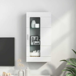Wall-Mounted Cabinet With Shelf Sonoma Oak 55 X 29 X 100 Cm