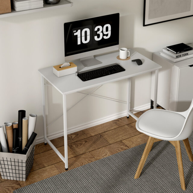 Abbighail Metal Base Writing Desk