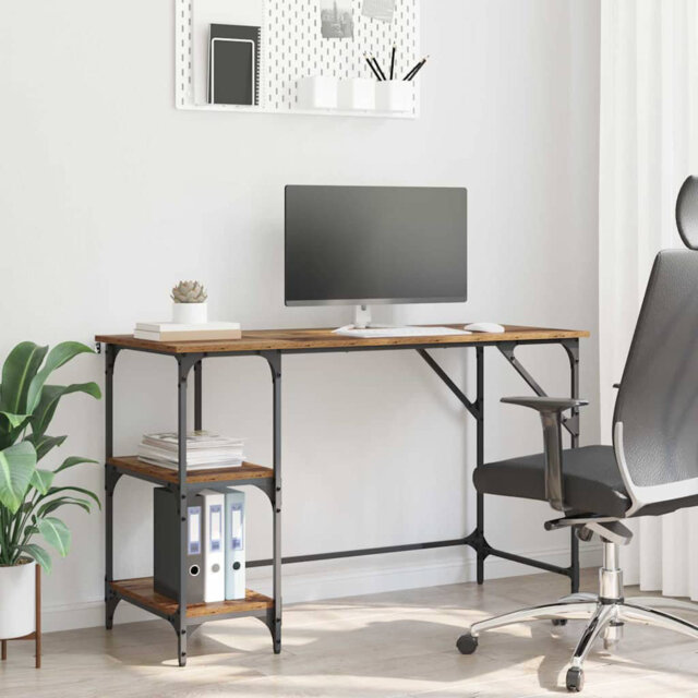Desk Artisan Oak 120 X 50 X 75 Cm Engineered Wood