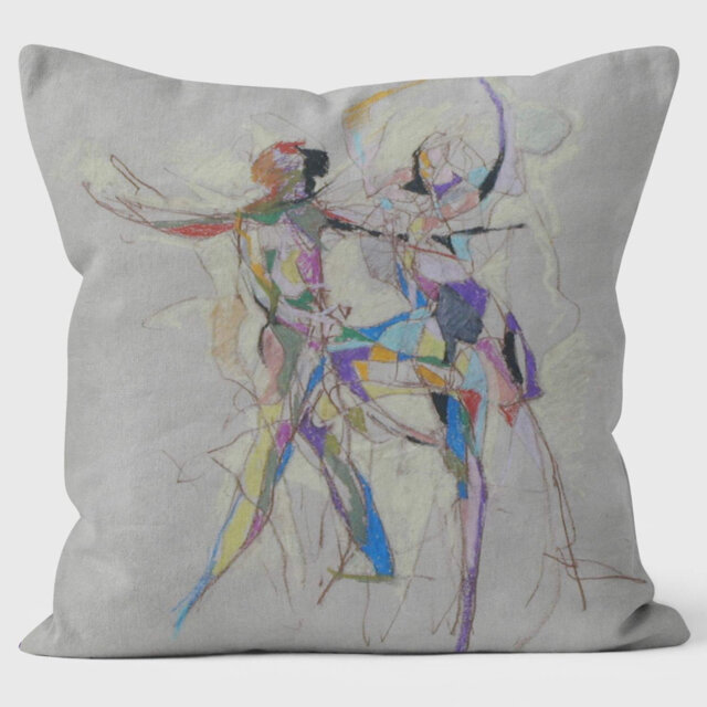 Victor and Genias Pas De Deux Ballet Inspired Cushion- Charlotte Leadbeater