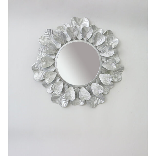 Deverel Metal Round Wall Mirror