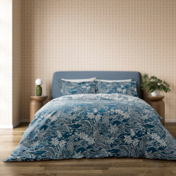 Falling Foss Cotton Abstract Duvet Cover Set with Pillowcases Included