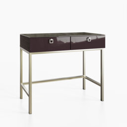 LYRA 228.6cm Glass Top Console Table