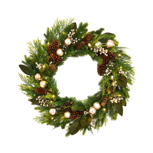 Faux 76cm Wreath