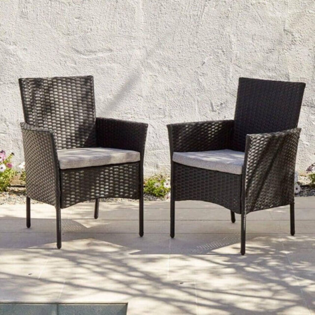 Aoife Outdoor Dining Chairs - Set Of 2 - Rattan