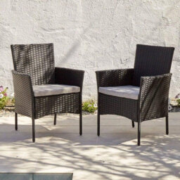 Aoife Outdoor Dining Chairs - Set Of 2 - Rattan