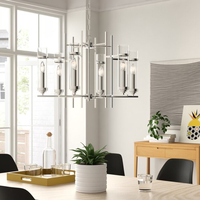 Benita 6-Light Shaded Chandelier