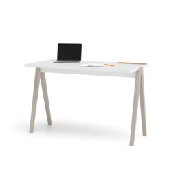 Dikili Solid Wood Base Writing Desk