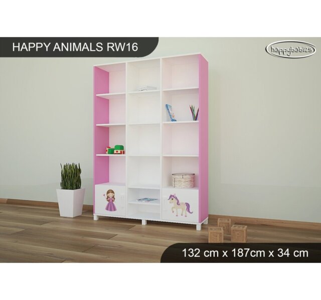 187cm H X 132cm W Kids Bookcase