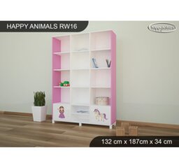 187cm H X 132cm W Kids Bookcase