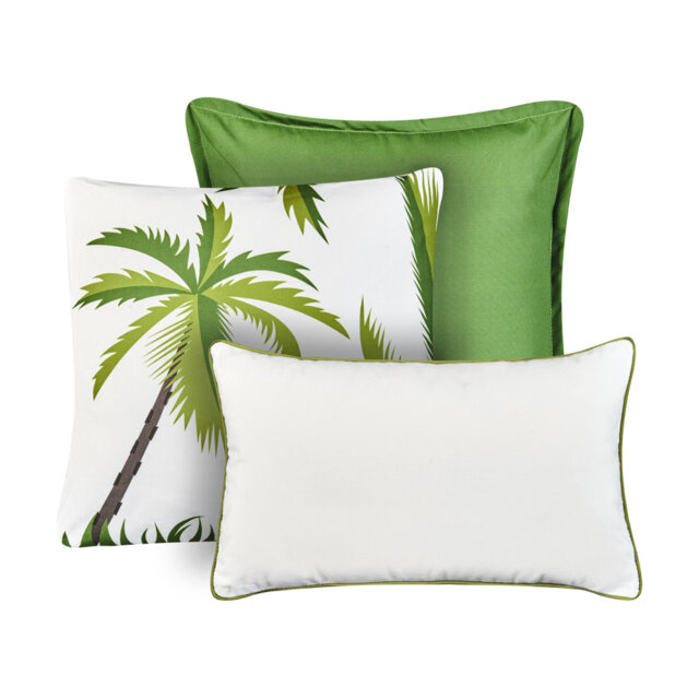 SEASIDE Indoor / Outdoor Floral Square Cushion