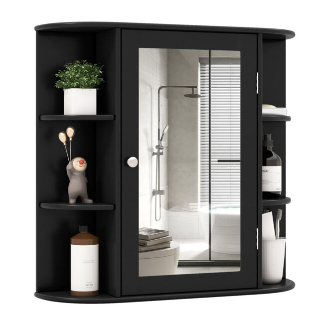 65mm W 64mm H Wall Mounted Required Medicine Cabinet Mirror
