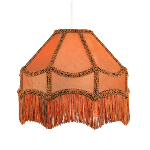 Velvet Empire Lamp Shade ( No Direct Attachment Method )